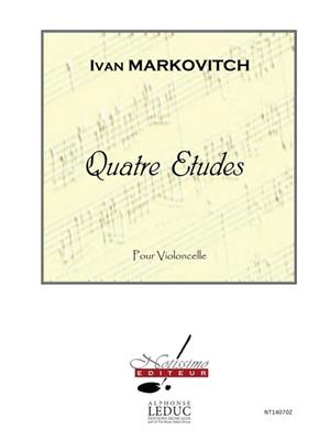 Ivan Markovitch: 4 Etudes: Cello Solo