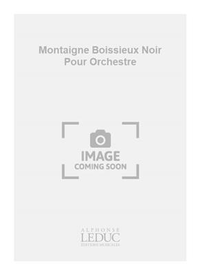 Pascal de Montaigne: Montaigne Boissieux Noir Pour Orchestre: Orchester