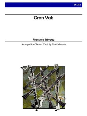 Francisco Tárrega: Gran Vals: Klarinette Ensemble
