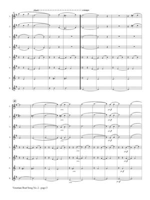 Felix Mendelssohn: Venetian Boat Song No. 2 for Flute Choir: (Arr. Robert K. Webb): Flöte Ensemble