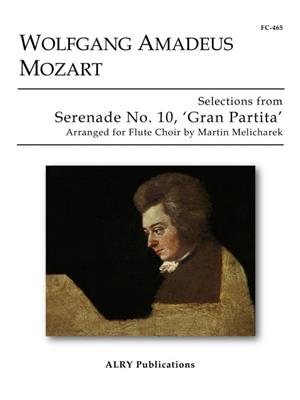 Wolfgang Amadeus Mozart: Selections from Serenade No. 10, 'Gran Partita': (Arr. Martin Melicharek): Flöte Ensemble