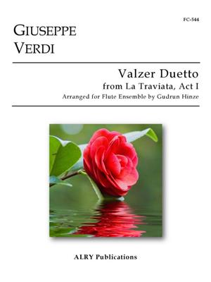 Giuseppe Verdi: Valzer Duetto for Flute Choir: (Arr. Gudrun Hinze): Flöte Ensemble