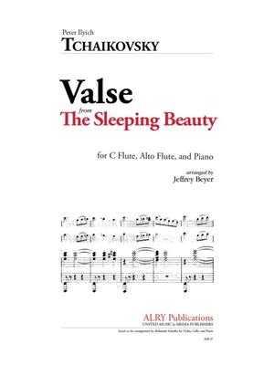 Pyotr Ilyich Tchaikovsky: Valse from Sleeping Beauty: (Arr. Jeffrey Beyer): Flöte Duett