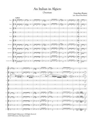 Gioacchino Rossini: Overture to An Italian in Algiers: (Arr. Shaul Ben-Meir): Flöte Ensemble