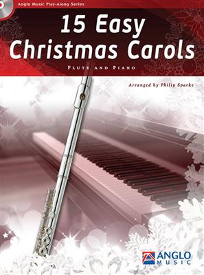 15 Easy Christmas Carols: Flöte mit Begleitung