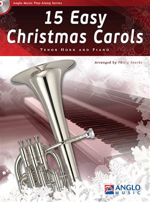 15 Easy Christmas Carols: Horn in Es mit Begleitung