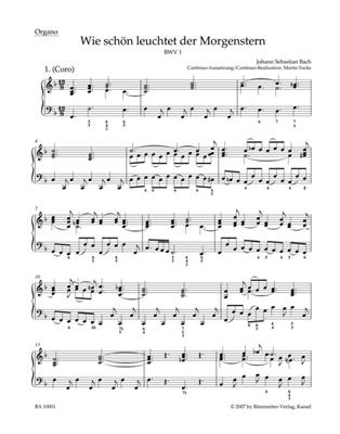 Johann Sebastian Bach: Wie schon leuchtet der Morgenstern: Gemischter Chor mit Ensemble