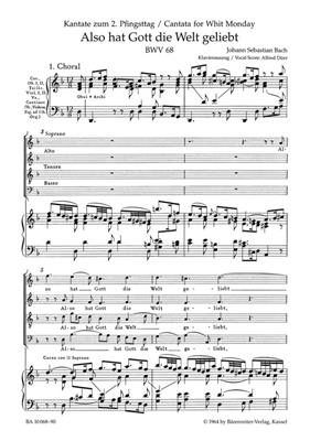 Johann Sebastian Bach: Cantata Bwv 78 Jesu, Der Du Meine Seele: Gemischter Chor mit Begleitung