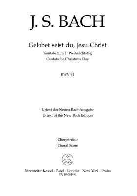 Johann Sebastian Bach: Gelobet seist du, Jesu Christ: Gemischter Chor mit Ensemble