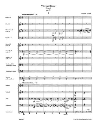 Antonín Dvořák: Symphony No. 7 D Minor Op. 70: Orchester