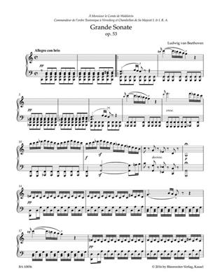Ludwig van Beethoven: Grande Sonata in C Major Op. 53: Klavier Solo