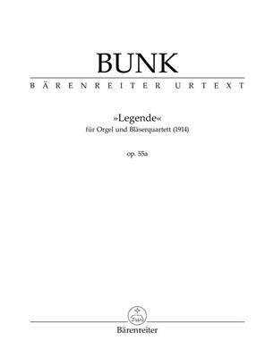 Gerard Bunk: Legende for Organ and Brass Quartet Op. 55a: Kammerensemble