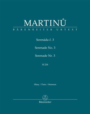 Bohuslav Martinu: Serenade no. 3 H 218: Kammerensemble