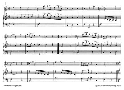 Wolfgang Amadeus Mozart: Salzburger Menuette: Altblockflöte mit Begleitung