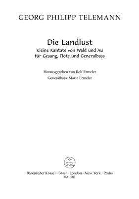 Georg Philipp Telemann: Die Landlust: Gesang mit sonstiger Begleitung