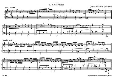 Johann Pachelbel: Hexachordum Apollinis: Orgel