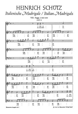 Heinrich Schütz: Fuggi, fuggi, o mio core: Gemischter Chor mit Begleitung