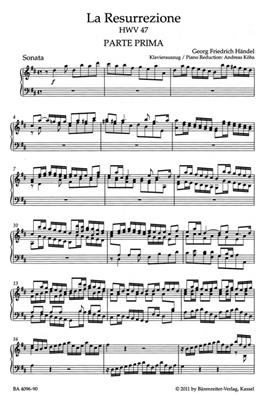 Georg Friedrich Händel: La Resurrezione HWV 47: Gemischter Chor mit Ensemble