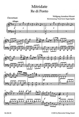 Wolfgang Amadeus Mozart: Mitridate Re Di Ponto KV.87: Gemischter Chor mit Ensemble