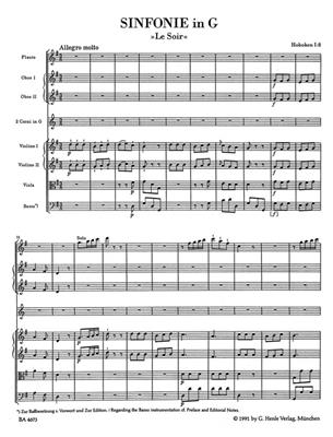 Franz Joseph Haydn: Symphony No.8 In G Major Hob.I: Orchester