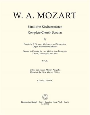 Wolfgang Amadeus Mozart: Church Sonatas, Vol. 5 C Major K.263: Orgel