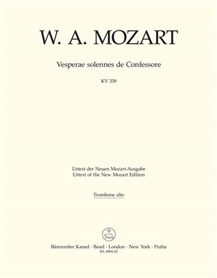 Wolfgang Amadeus Mozart: Vesperae Solennes De Confessore K.339: Gemischter Chor mit Ensemble