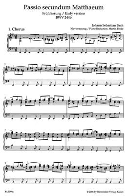 Johann Sebastian Bach: St. Matthew Passion - Early Version BWV 244B: Gemischter Chor mit Ensemble