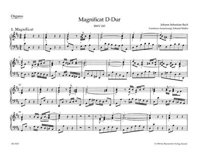 Johann Sebastian Bach: Magnificat In D major BWV243: Gemischter Chor mit Begleitung