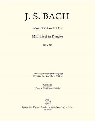 Johann Sebastian Bach: Magnificat D BWV243: Gemischter Chor mit Begleitung