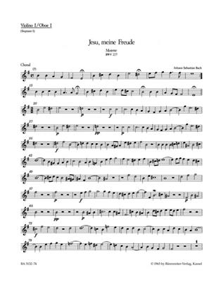 Johann Sebastian Bach: Motet No.3: Gemischter Chor mit Begleitung