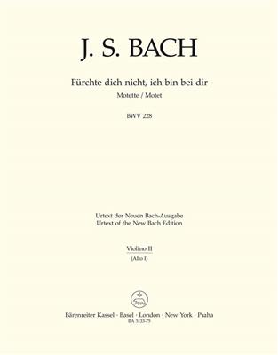 Johann Sebastian Bach: Motet No.4 Fürchte dich nicht, ich bin bei dir: Gemischter Chor mit Begleitung
