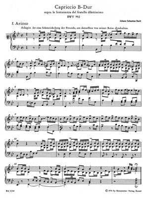 Johann Sebastian Bach: Miscellaneous Works for Piano - Volume III: Klavier Solo