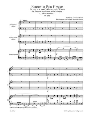 Wolfgang Amadeus Mozart: Concerto: (Arr. Douglas Woodfull-Harris): Orchester