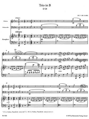 Franz Schubert: Trios For Piano, Violin & Cello: Kammerensemble