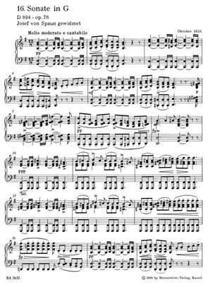 Franz Schubert: Sonata: Klavier Solo