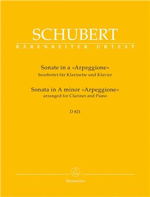 Franz Schubert: Sonate A Arpeggione: Klarinette mit Begleitung