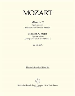 Wolfgang Amadeus Mozart: Missa Brevis In C K.220 Sparrow-Mass: (Arr. Heribert Breuer): Gemischter Chor mit Begleitung