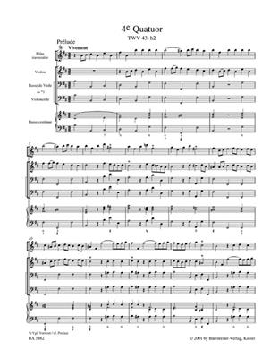 Georg Philipp Telemann: Paris Quartets Vol.2: Kammerensemble