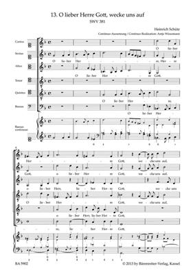 Sacred Choral Music SWV 381-397: Gemischter Chor mit Begleitung