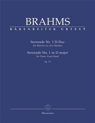 Johannes Brahms: Serenade 1 D maj Op11 Piano Duet: Klavier vierhändig