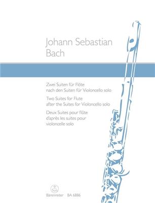 Johann Sebastian Bach: 2 Suites For Flute Based On The Cello Suites: Flöte Solo