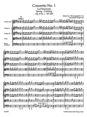 Antonio Vivaldi: The Four Seasons (Full Score): Streichensemble