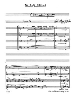 Giselher Klebe: String Quartet: Streichquartett
