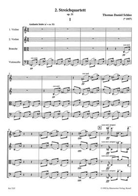 Thomas Daniel Schlee: String Quartet: Streichquartett