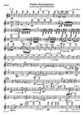 Günter Bialas: String Quartet: Streichquartett