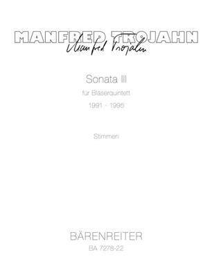 Manfred Trojahn: Sonata III: Blasquintett