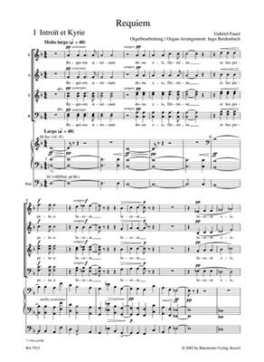 Gabriel Fauré: Requiem op.48 (KA): Gemischter Chor mit Begleitung