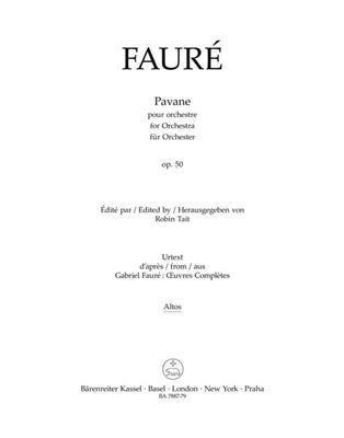 Gabriel Fauré: Pavane For Orchestra, Op.50 - Viola: Orchester