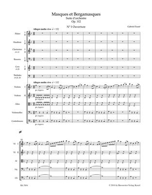 Gabriel Fauré: Masques et Bergamasques op. 112: Orchester