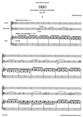 Gabriel Fauré: Trio Op.120: Klaviertrio